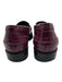 Tod's Shoe Size 40 Berry Purple Leather Croc Embossed Round Toe Penny Loafers Berry Purple / 40