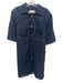 Samsoe Samsoe Size S Dark Wash Cotton & Lyocell Denim Short Sleeve Buttons Dress Dark Wash / S