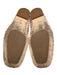 Quince Shoe Size 9 Light Pink Leather Woven Square Toe Ballet Flats Light Pink / 9