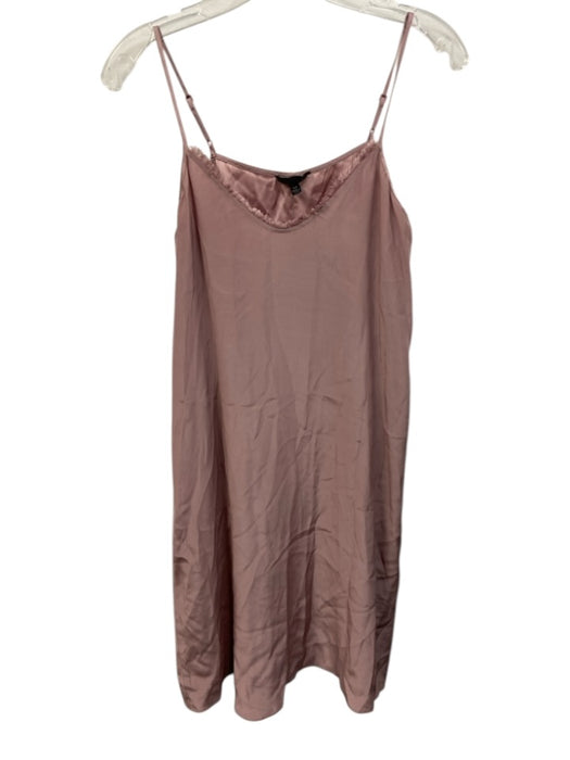 ATM Size Small Lilac Purple Spaghetti Strap Raw Hem Satin Dress Lilac Purple / Small