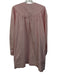 Rachel Comey Size 10 Baby Pink Cotton Long Sleeve Lace Up Pockets Dress Baby Pink / 10