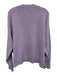 Assembly Label Size 10 Light Purple Wool Ribbed Collar & Cuffs Crew Neck Sweater Light Purple / 10