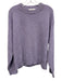 Assembly Label Size 10 Light Purple Wool Ribbed Collar & Cuffs Crew Neck Sweater Light Purple / 10