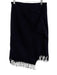 COS Size 8 Navy Blue Wool Blend Button Front Wrap Fringe hem Blanket Skirt Navy Blue / 8