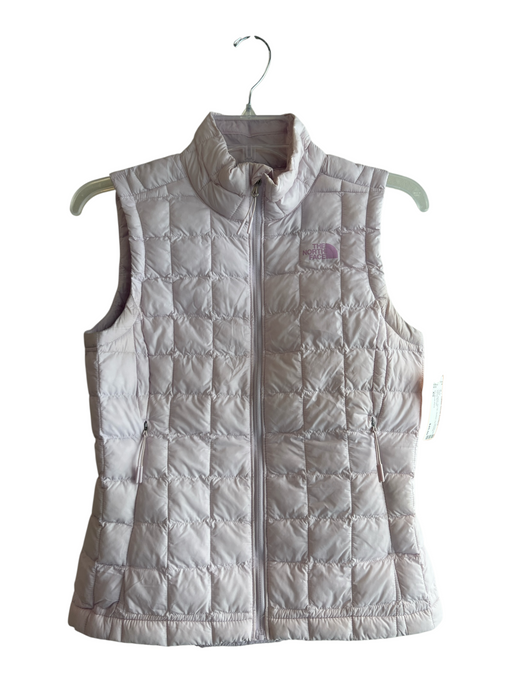 The North Face Size XS Lilac Nylon Zip Up Quilted Zip Pocket Vest Lilac / XS