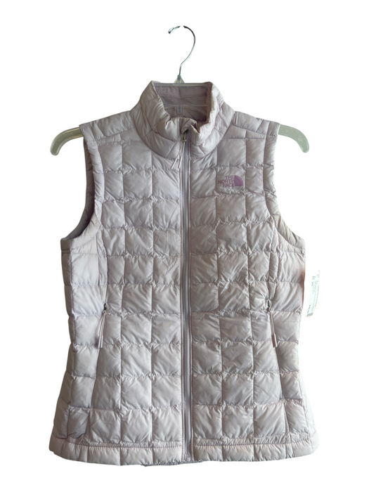 The North Face Size XS Lilac Nylon Zip Up Quilted Zip Pocket Vest Lilac / XS
