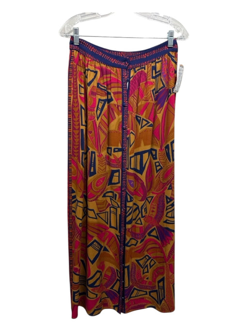 Farm for Anthropologie Size S Multicolor Rayon Button Front All Over Print Skirt Multicolor / S