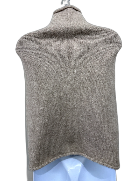 Peruvian Connection Beige Missing Fabric Tag Knit Cowl Tube Snood scarf Beige / S/M