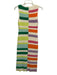 Flat White Size S Cream, Green, Multi Cotton & Acrylic Sleeveless Stripe Dress Cream, Green, Multi / S
