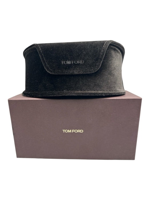 Tom Ford Brown Acetate Transparent Tinted Gradient Lens Geometric Sunglasses Brown