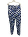 Natori Size M/8 White & Blue Tencel Blend Abstract Print Asymmetrical Pant Set White & Blue / M/8
