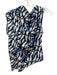 Natori Size M/8 White & Blue Tencel Blend Abstract Print Asymmetrical Pant Set White & Blue / M/8