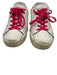 Golden Goose Shoe Size 36 White & Hot Pink Leather Star Lace Up Low Top Sneakers White & Hot Pink / 36