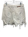 Stella McCartney Size 30 White Cotton High Rise Distressed Zip Fly Shorts White / 30