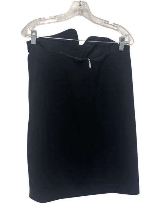 Tibi Size 10 Black Triacetate & Polyester Sleeveless Above Knee Dress Black / 10
