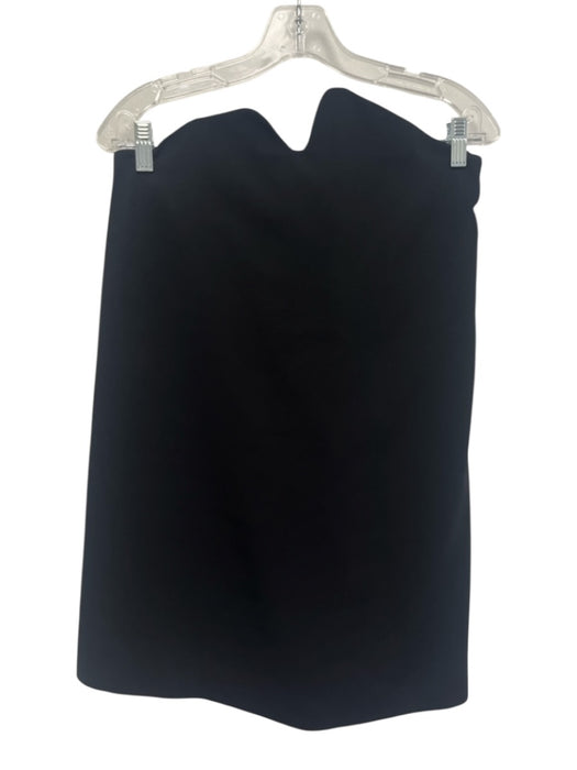 Tibi Size 10 Black Triacetate & Polyester Sleeveless Above Knee Dress Black / 10