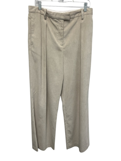 Rag & Bone Size 10 Cream White Polyester Blend Corduroy Trouser Zip Fly Pants Cream White / 10