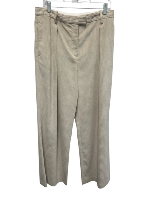Rag & Bone Size 10 Cream White Polyester Blend Corduroy Trouser Zip Fly Pants Cream White / 10