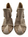 Balenciaga Shoe Size 38 Taupe Beige Suede Stiletto Slip On Caged Pumps Taupe Beige / 38
