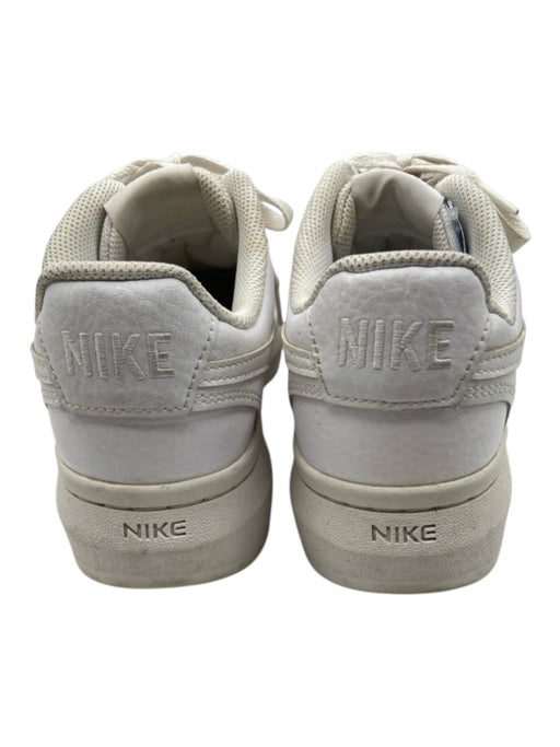 Nike Shoe Size 7.5 White, Black & Tan Leather Round Toe Platform Sneakers White, Black & Tan / 7.5