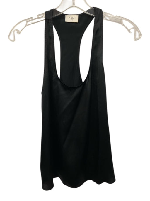 Cami NYC Size Small Black Silk Sleeveless Racerback Top Black / Small