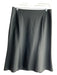 Lafayette 148 Size 10 Black Viscose Blend Unlined Solid Elastic Waist Skirt Black / 10