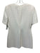 Badgley Mischka Size 10 Cream White Missing Fabric Tag Beaded Back Zip Pants Cream White / 10