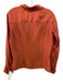 Reem Acra Size 10 Rust Orange Acetate Blend Rhinestone Detail Back Zip Skirt Set Rust Orange / 10