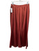 Reem Acra Size 10 Rust Orange Acetate Blend Rhinestone Detail Back Zip Skirt Set Rust Orange / 10