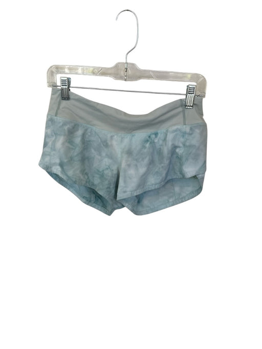 Lululemon Size 4 Teal Nylon Blend Tie Dye Back Pocket Athletic Shorts Teal / 4