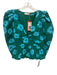 Rhode Size 2 Green & Blue Organic Cotton Puff 3/4 Sleeve Floral Abstract Top Green & Blue / 2