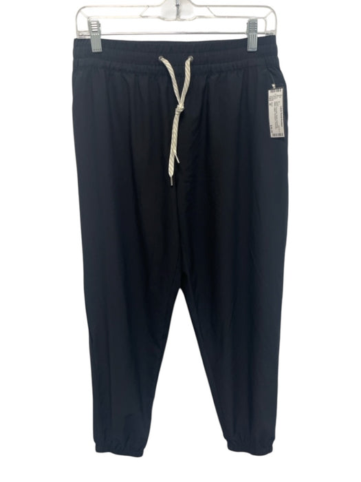 Vuori Size M Black Polyester Elastic Drawstring Waist Jogger Sweatpant Pants Black / M