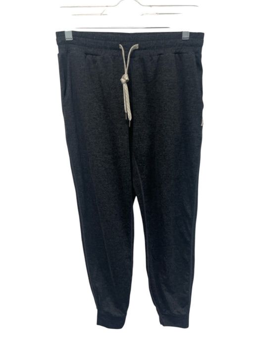 Vuori Size M Gray Polyester Elastic Drawstring Waist Jogger Heathered Pants Gray / M