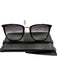 Isabel Marant Black & Gold Acetate Square Lens Butterfly Shape Sunglasses Black & Gold