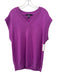 Ksubi Size M Purple Viscose Blend Knit V Neck Sleeveless V Neck Vest Purple / M