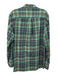 The North Face Size L Green, Blue & Yellow Cotton Plaid Men's Long Sleeve Shirt Green, Blue & Yellow / L