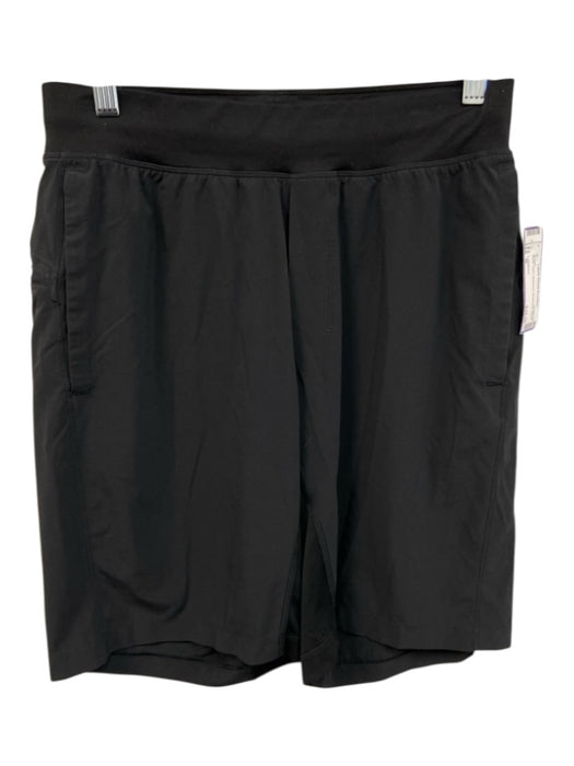Lululemon Size M Black Solid Athleisure Men's Shorts Black / M
