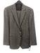 Armani Collezioni Gray & Brown Wool Plaid 2 Button Men's Suit Gray & Brown / 40R