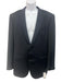 Ermenegildo Zegna Navy Blue Wool Solid 2 Button Men's Suit Navy Blue / 50R