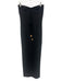 Staud Size M Black Rayon Blend Gold Tone Hardware Halter bustier Maxi Dress Black / M