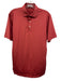Peter Millar Size S Red Synthetic Solid Athletic Polo Men's Short Sleeve Red / S