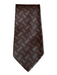 Zegna Brown & Green Silk Abstract Men's Ties Brown & Green