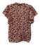 Trovata Birds of Paradis Size Medium Cream, Red & Blue Ramie & Cotton Floral Top Cream, Red & Blue / Medium