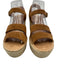 Soludos Shoe Size 8.5 Brown Leather Upper Suede Woven Platform Wedge Sandals Brown / 8.5