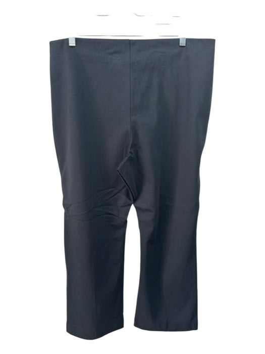 Everlane Size XL Black Cotton Blend Side Zip Center Pleat Stretch Pants Black / XL