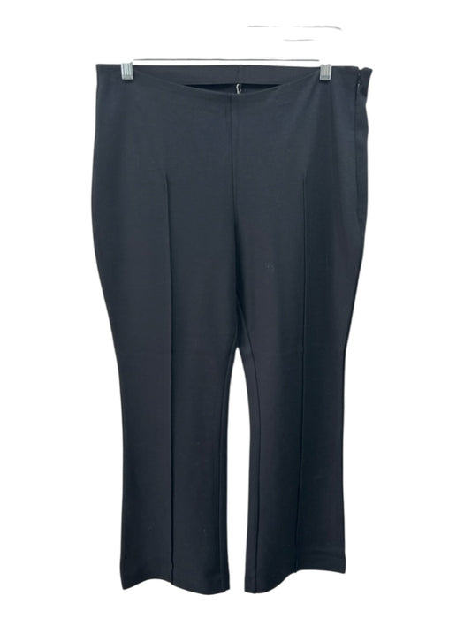 Everlane Size L Black Cotton Blend Side Zip Center Pleat Stretch Pants Black / L