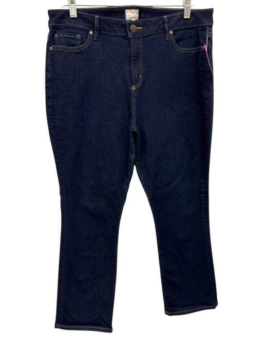 Ann Mashburn Size 32 Dark Wash Cotton Denim Straight Leg Jeans Dark Wash / 32