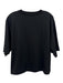 Vince Size L Black Pima Cotton Short Sleeve T Shirt Top Black / L