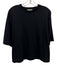 Vince Size L Black Pima Cotton Short Sleeve T Shirt Top Black / L