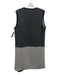 Lafayette 148 Size Large Charcoal & Gray Wool Blend Colorblock Knit Vest Charcoal & Gray / Large